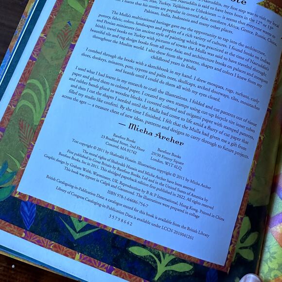 Little Passports The Wise Fool Fables From The Islamic World Paperback Book - Picture 2 of 8